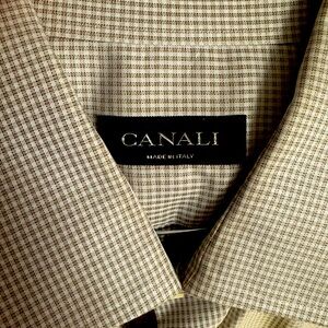 Brown Canali dress shirt